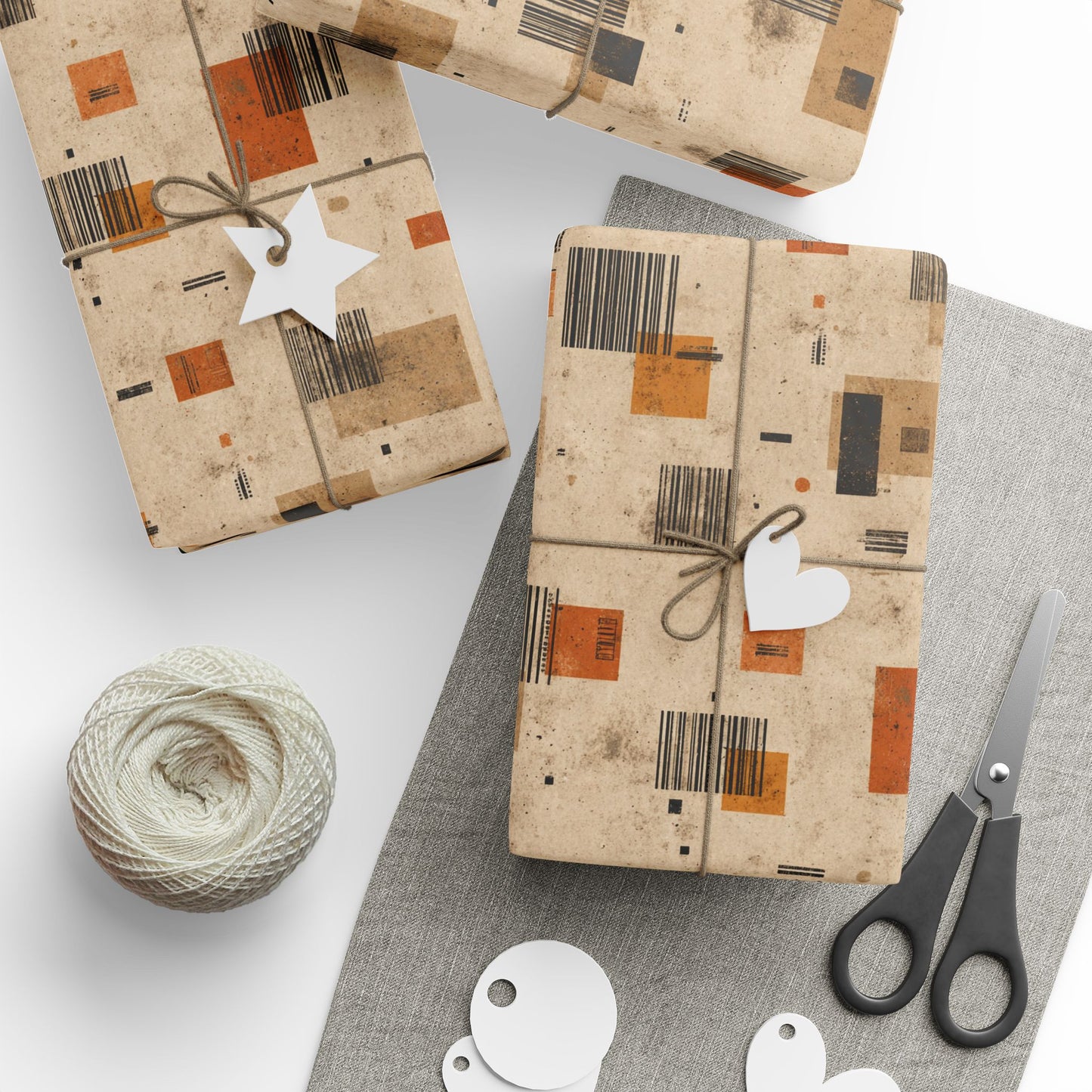 Warehouse & Industrial Pattern Wrapping Paper — Bay No. 003