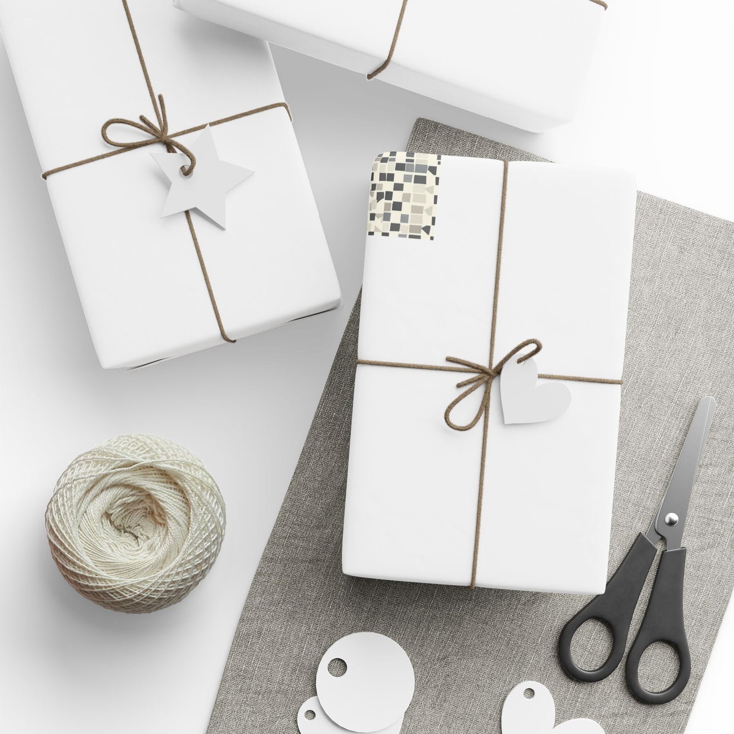 All-Season Geometric Wrapping Paper — Geometric Pattern