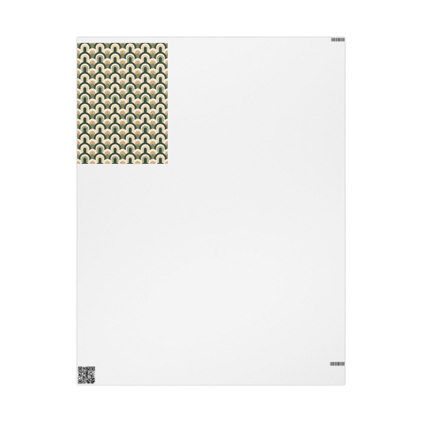All-Season Geometric Wrapping Paper — Geometric Pattern