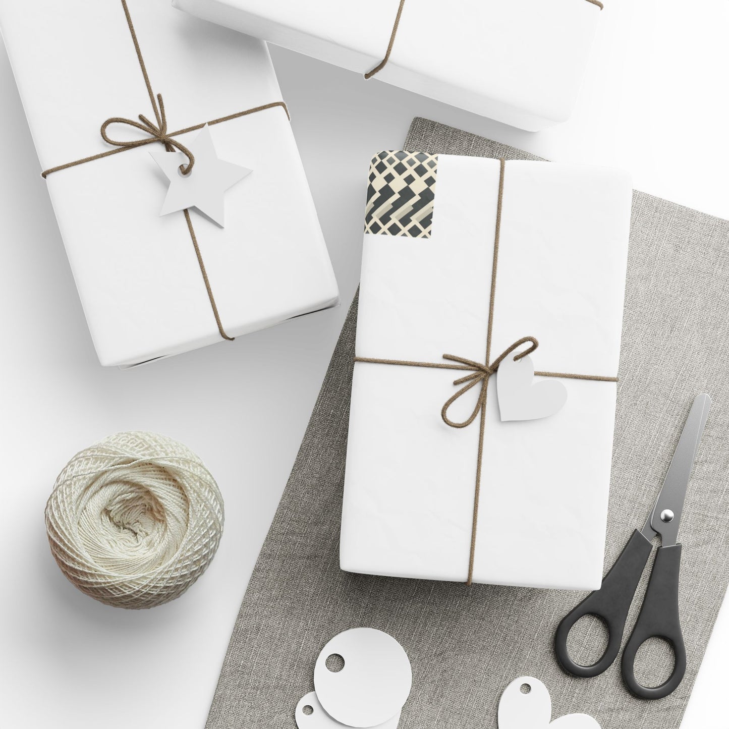All-Season Geometric Wrapping Paper — Geometric Pattern