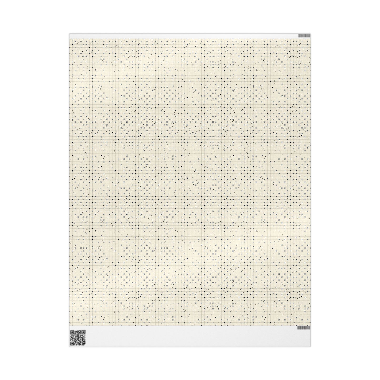 Minimalist Star Grid Wrapping Paper