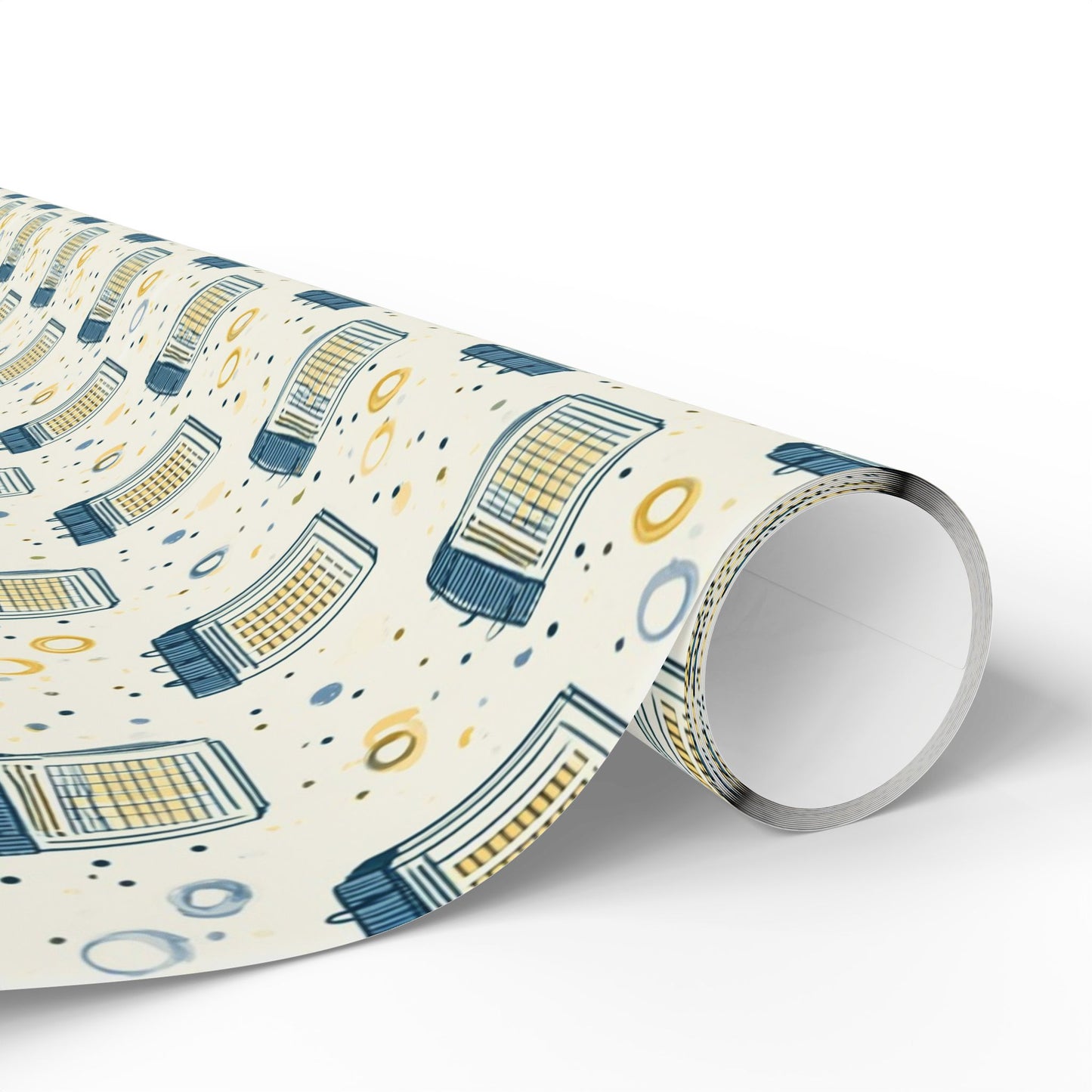 Vintage Analog Calendar Wrapping Paper