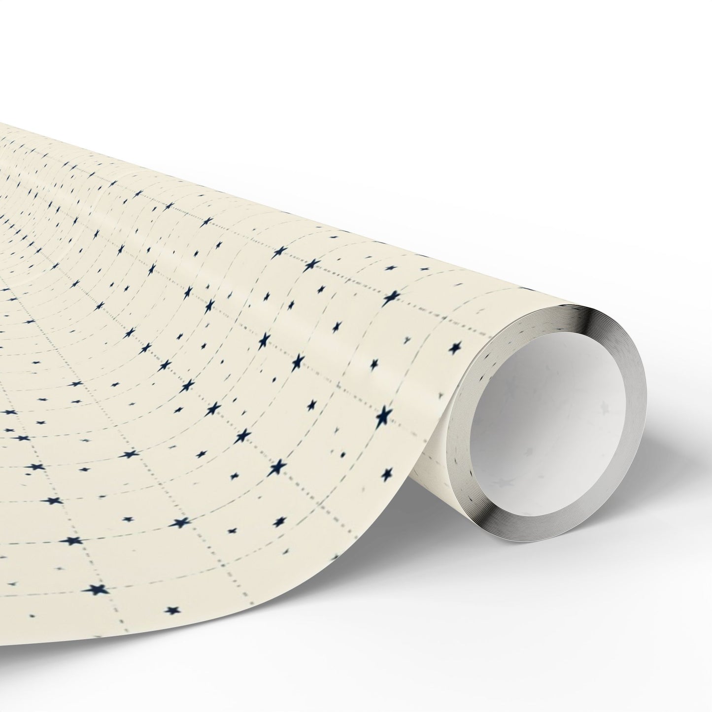 Minimalist Star Grid Wrapping Paper
