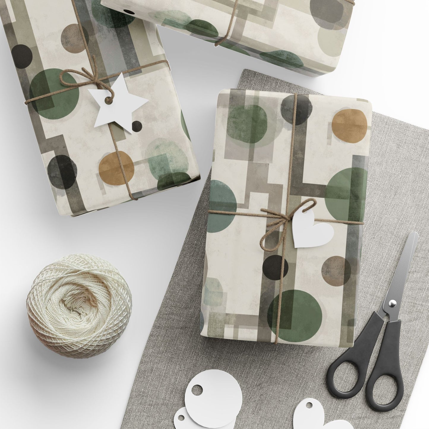 Flowchart Pattern Wrapping Paper — Process No. 002