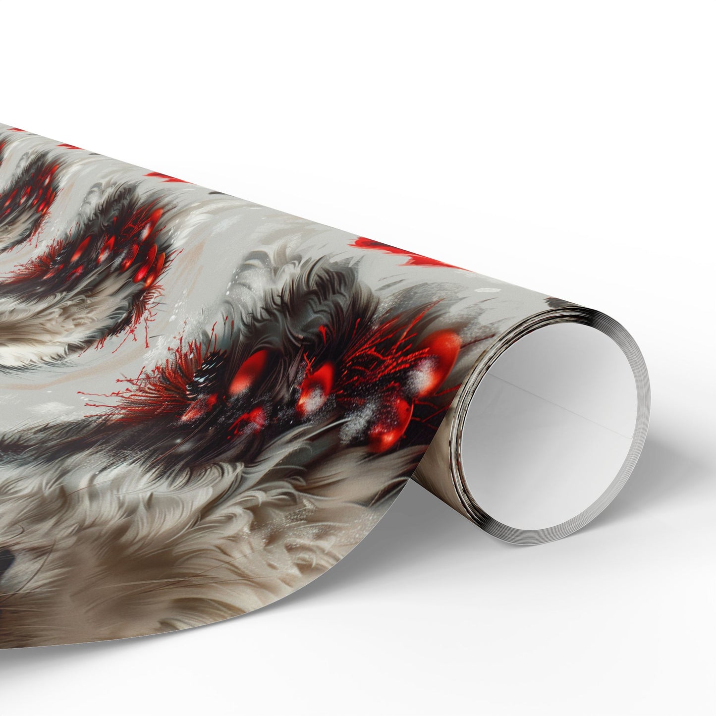 Husky Santa Wrapping Papers