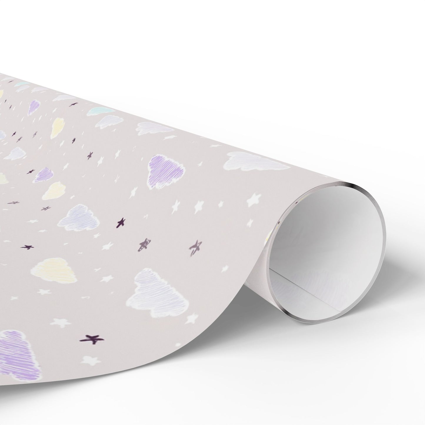 Sky & Cloud Pattern Wrapping Paper — Horizon No. 001