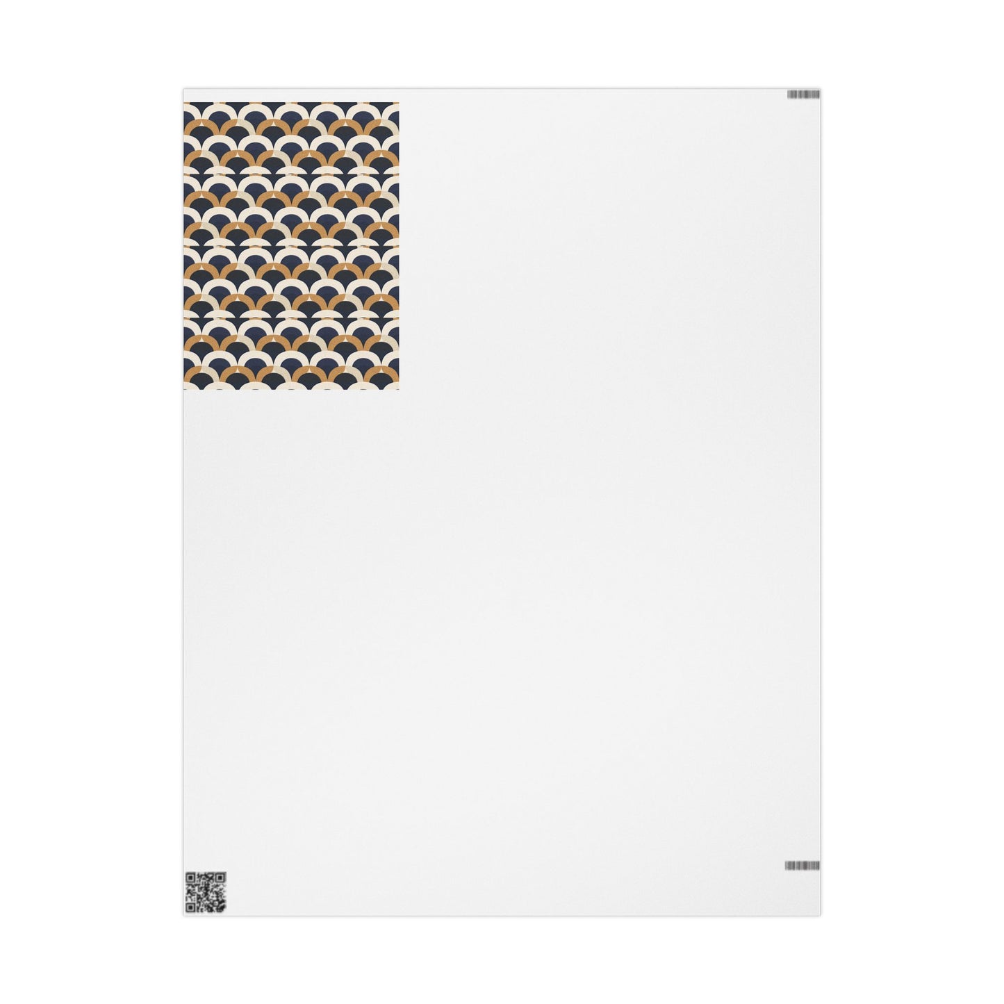 All-Season Geometric Wrapping Paper — Geometric Pattern