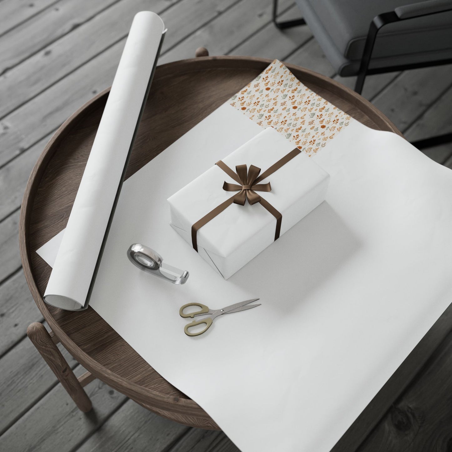 Fall Botanical Wrapping Paper — Autumn Study No. 003