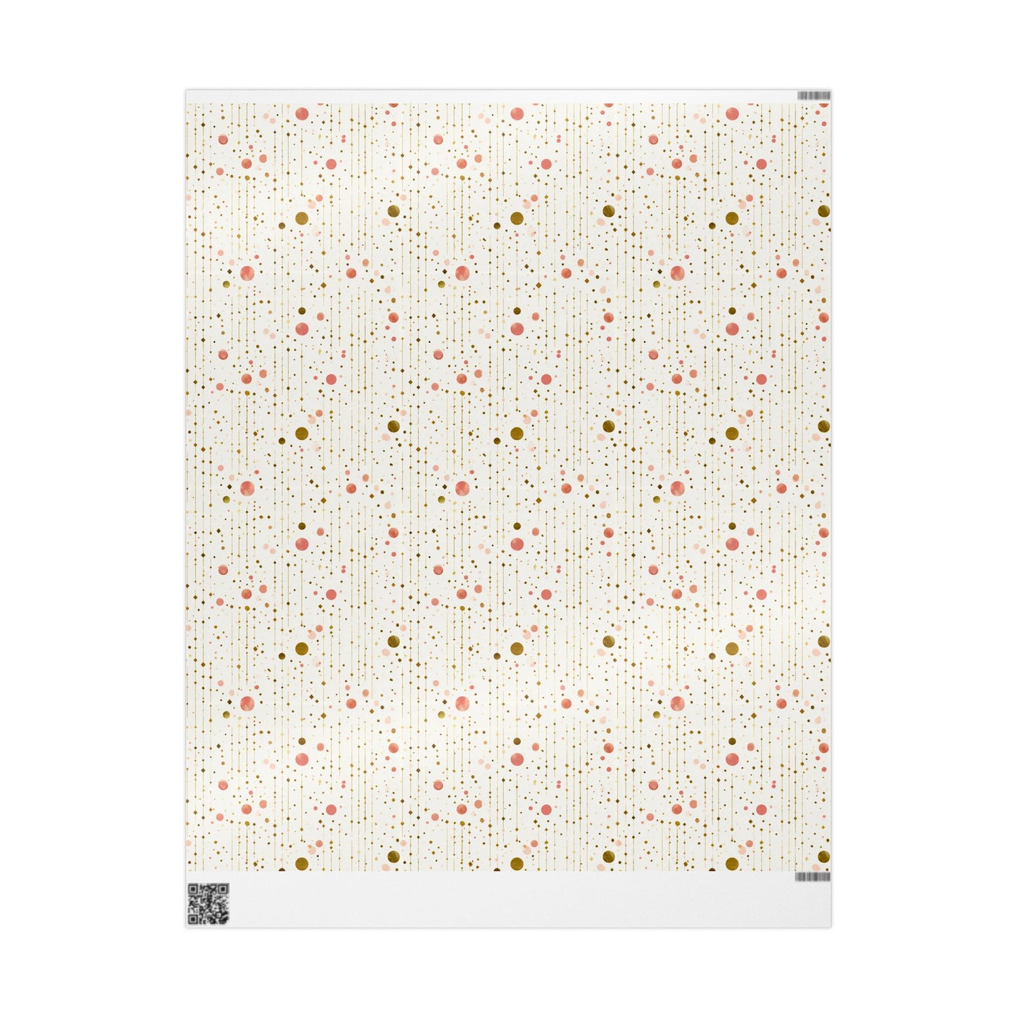 Geometric Celebration Grid Wrapping Paper