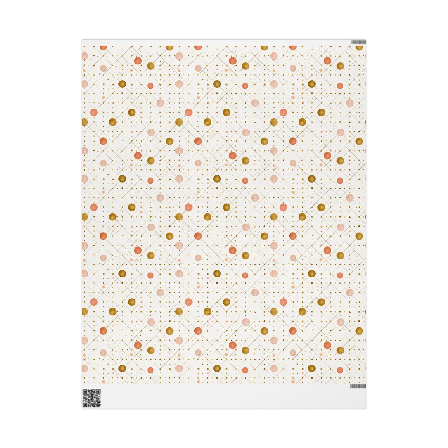 Geometric Celebration Grid Wrapping Paper