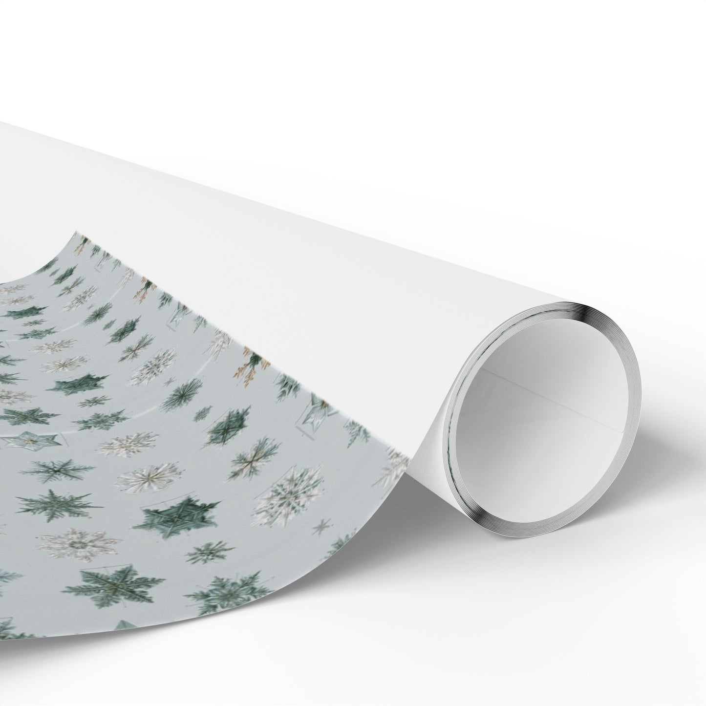 Snowflake Taxonomy Wrapping Paper | Scientific Snowflake Pattern | Winter Gift Wrap