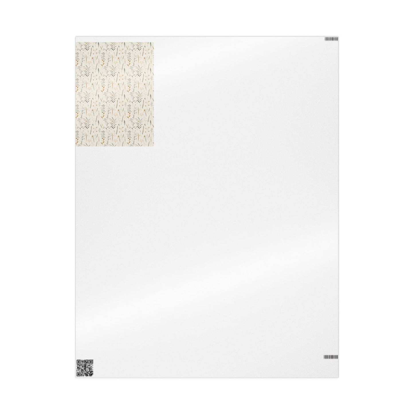 Spring Botanical Gift Wrap | Wild Grasses & Garden Botanicals | Spring Wrapping Paper