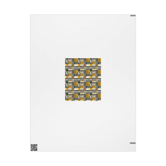 Airport & Runway Pattern Wrapping Paper — Directional No. 001