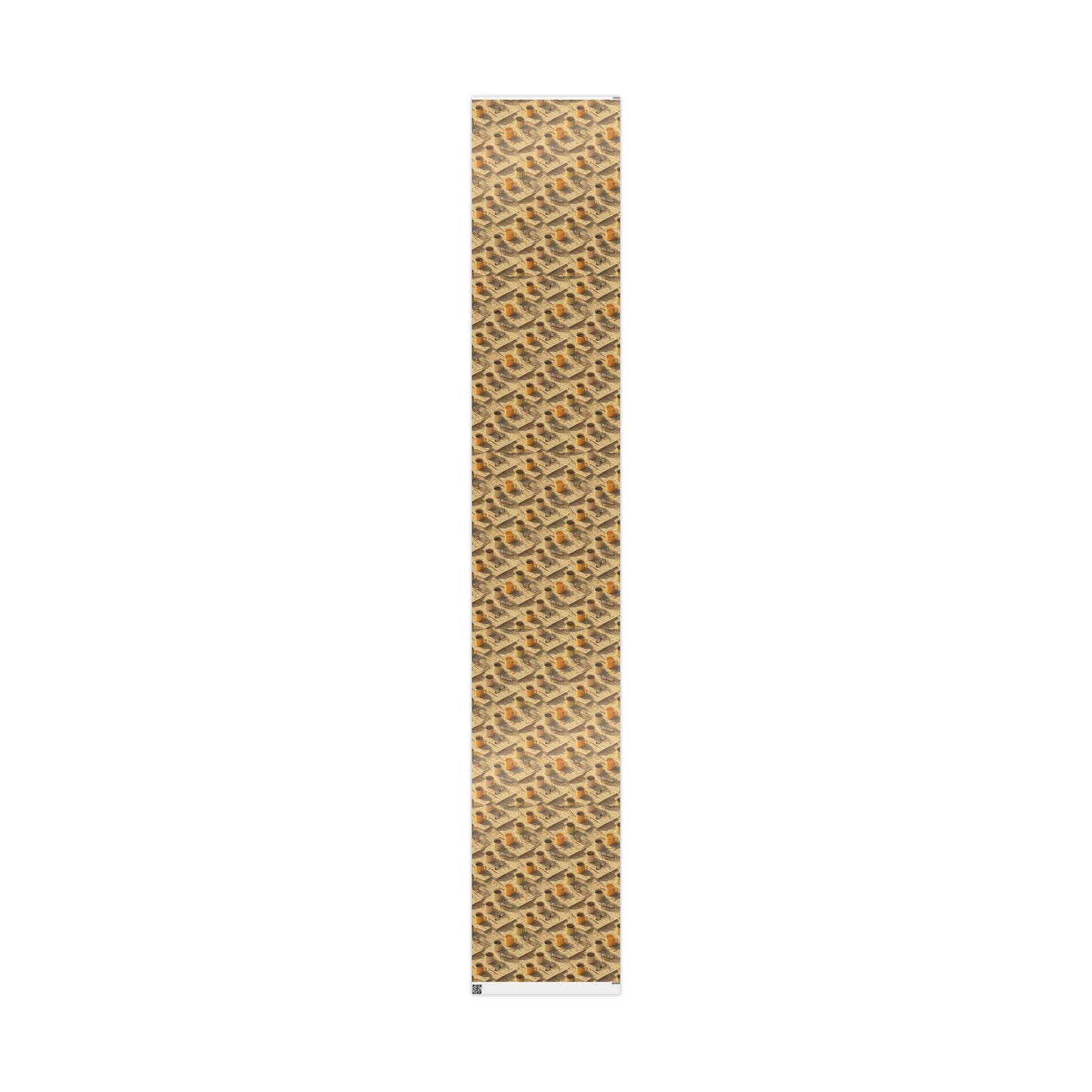 Newspaper Typography Pattern Wrapping Paper — Edition No. 001