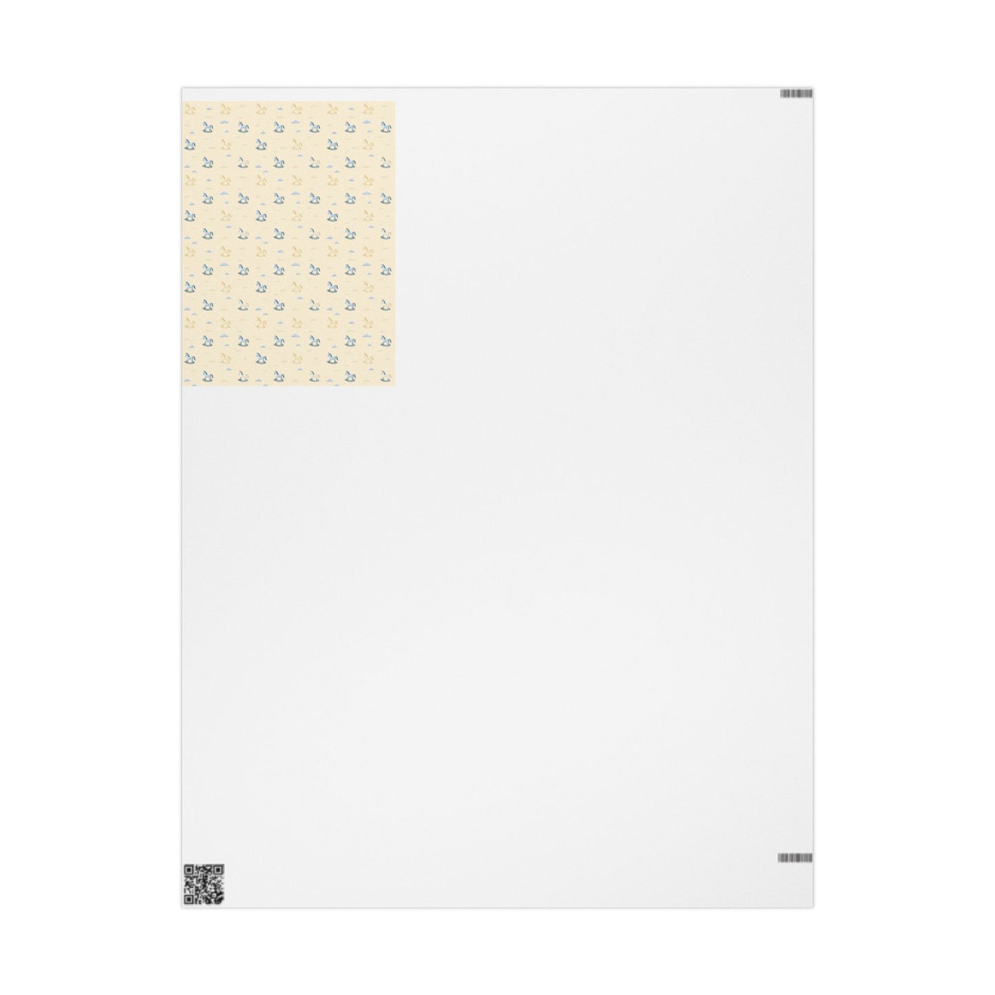 All-Season Baby Wrapping Paper — Baby-themed Pattern
