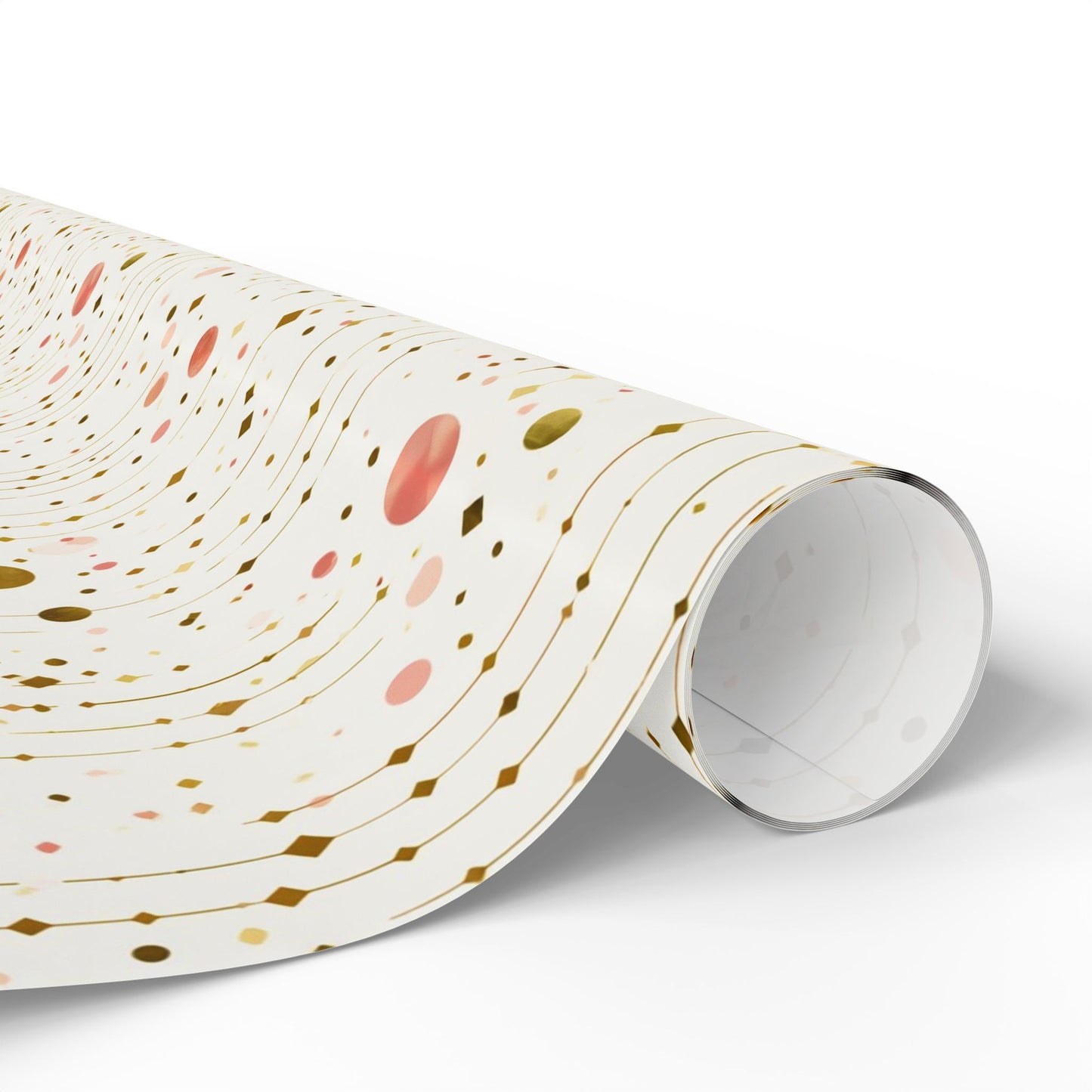 Geometric Celebration Grid Wrapping Paper