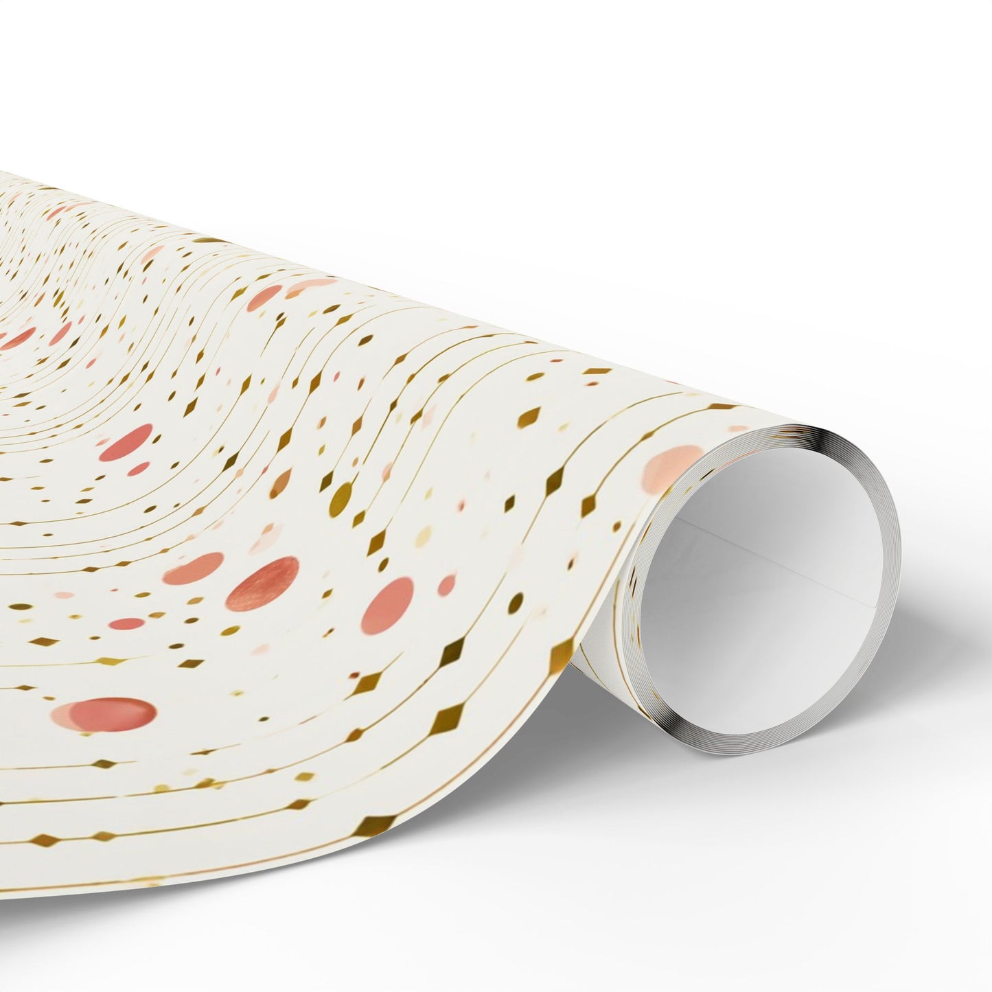 Geometric Celebration Grid Wrapping Paper