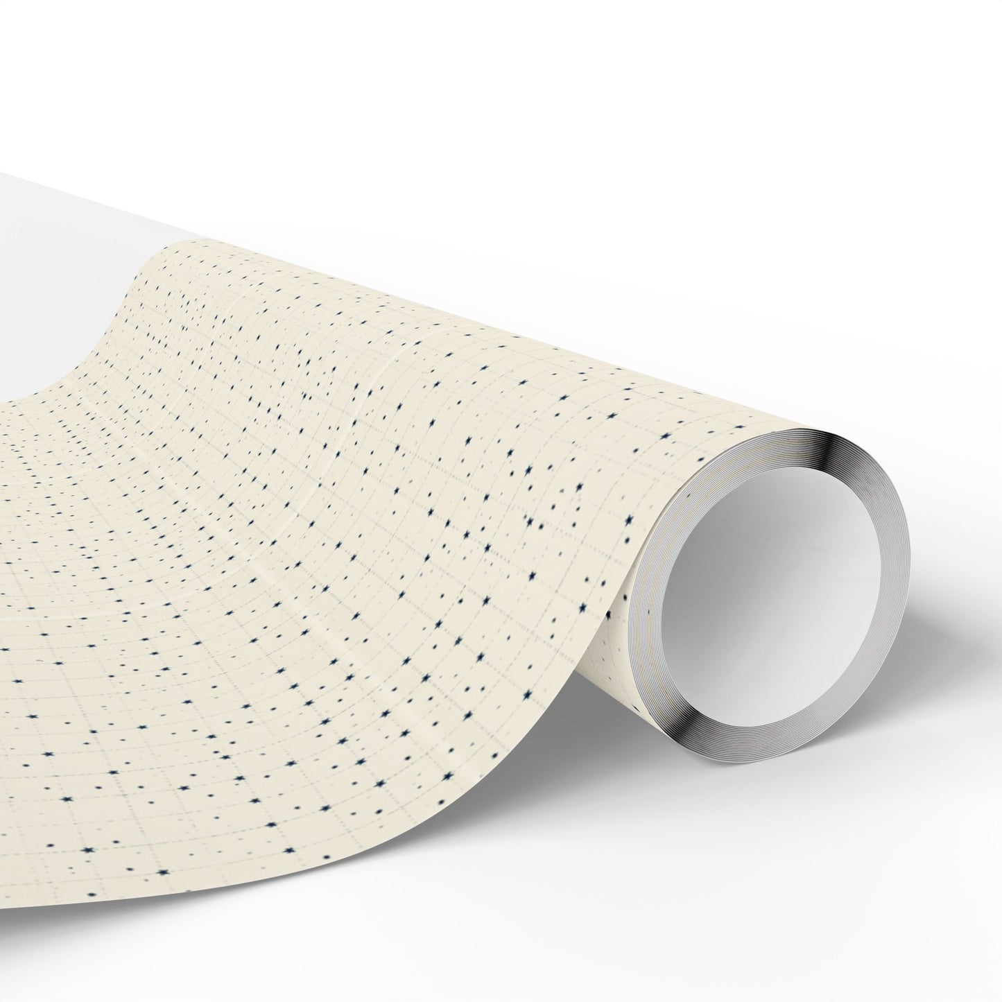 Star Grid Wrapping Paper | Minimalist Five-Pointed Star Pattern | All-Season Gift Wrap