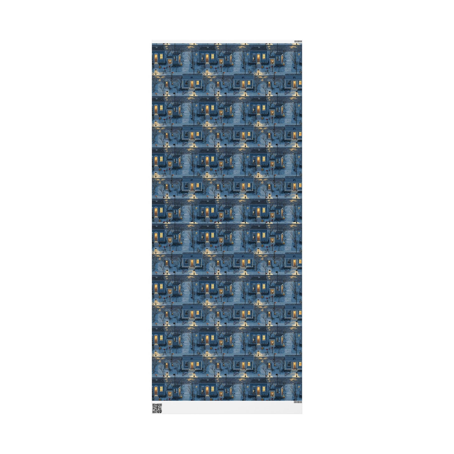Neighborhood Map Pattern Wrapping Paper — District No. 002