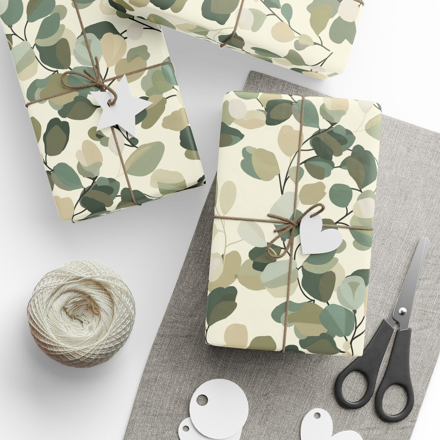All-Season Botanical Wrapping Paper — Botanical Pattern