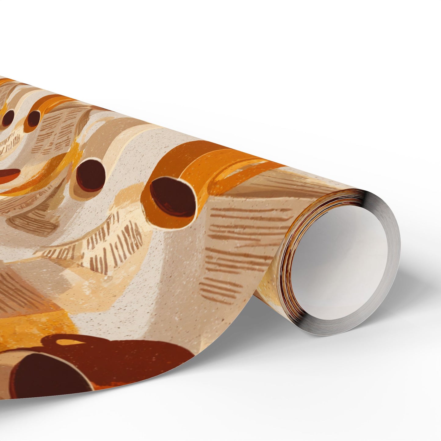 Newspaper Typography Pattern Wrapping Paper — Edition No. 004