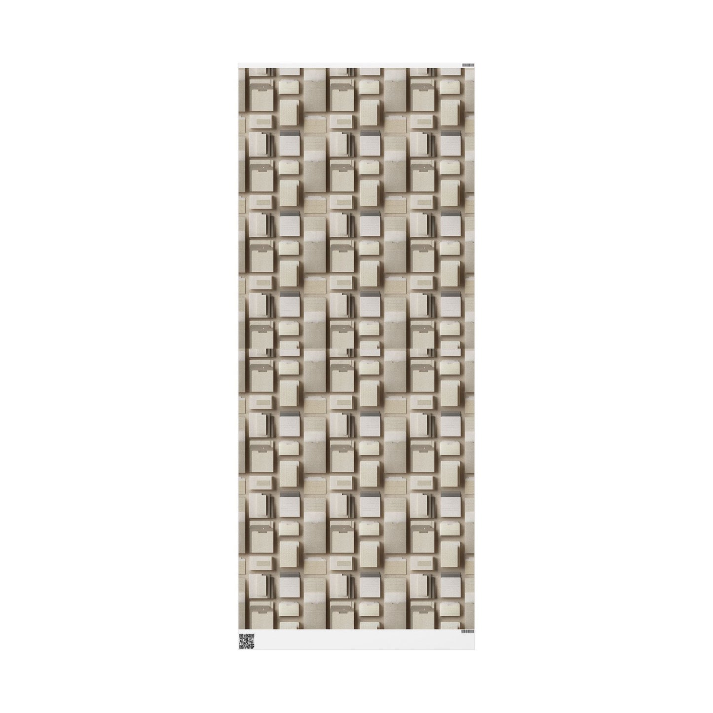 Filing System Pattern Wrapping Paper — Index No. 001