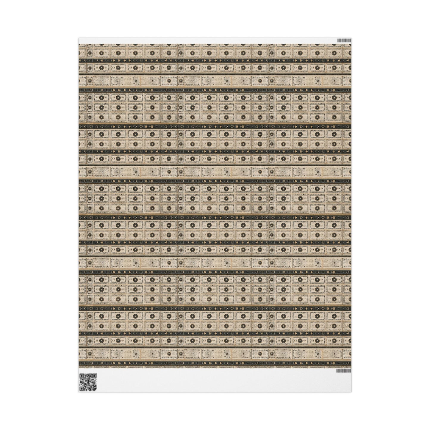 Natural History Specimen Label Wrapping Paper