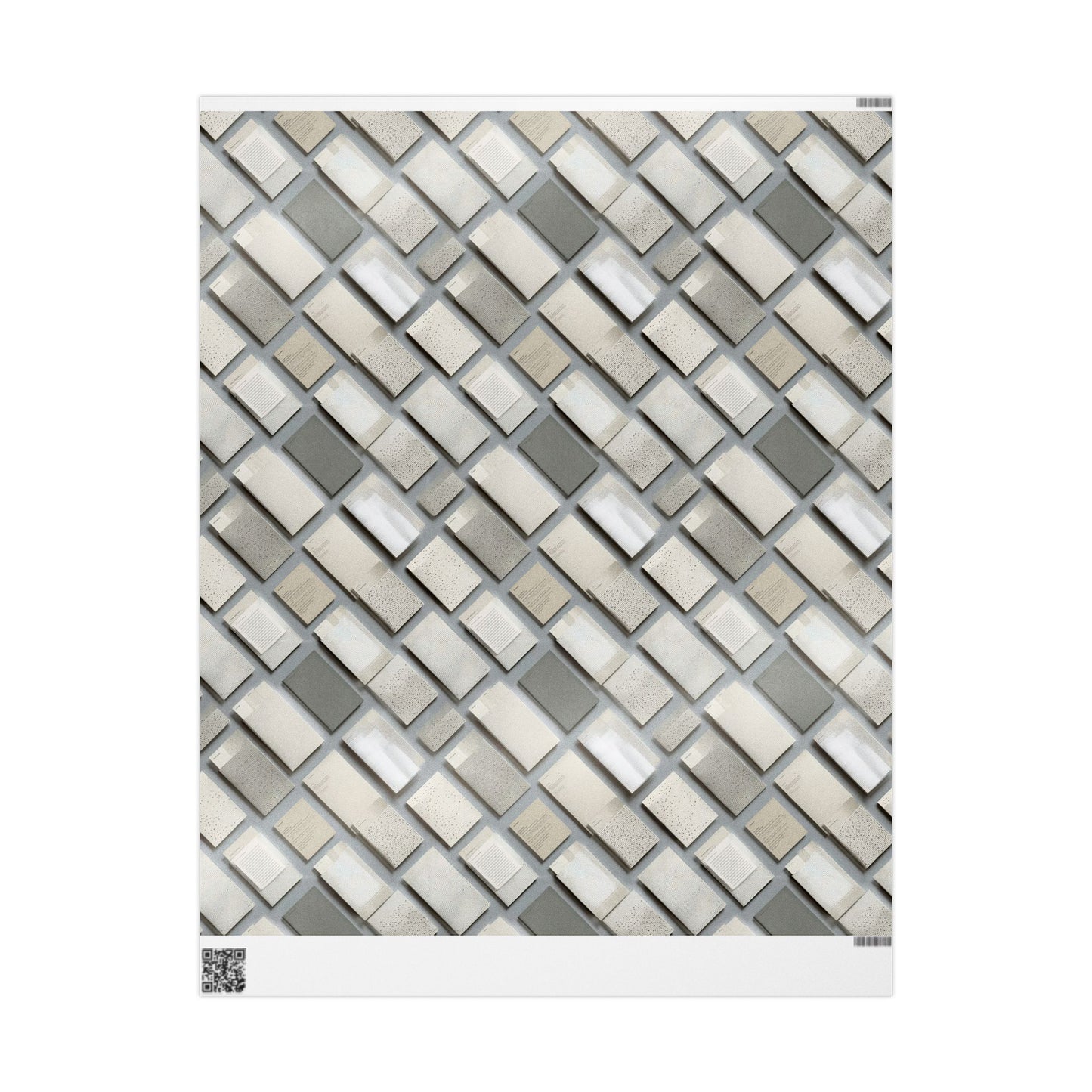 Filing System Pattern Wrapping Paper — Index No. 004