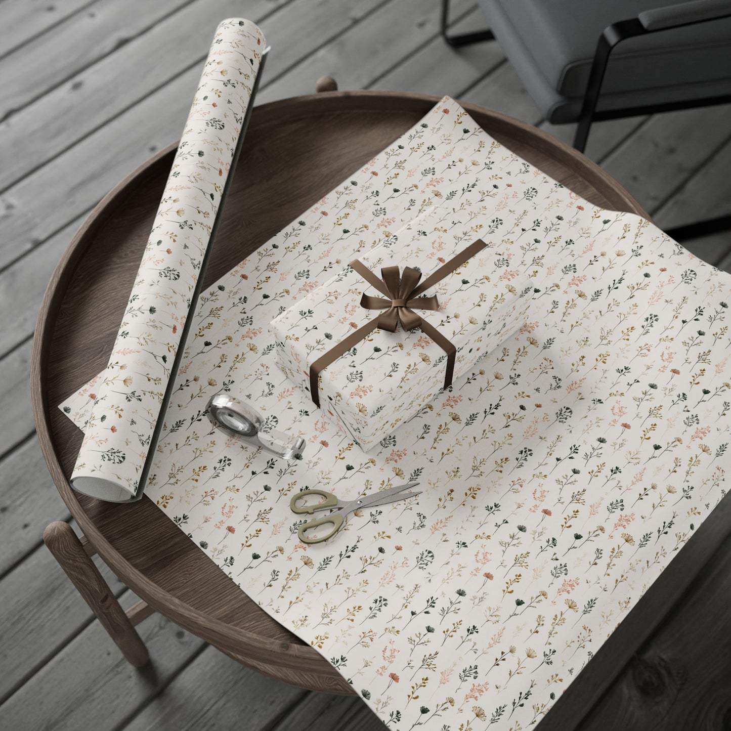 Botanical Illustration Wrapping Paper — Study No. 009