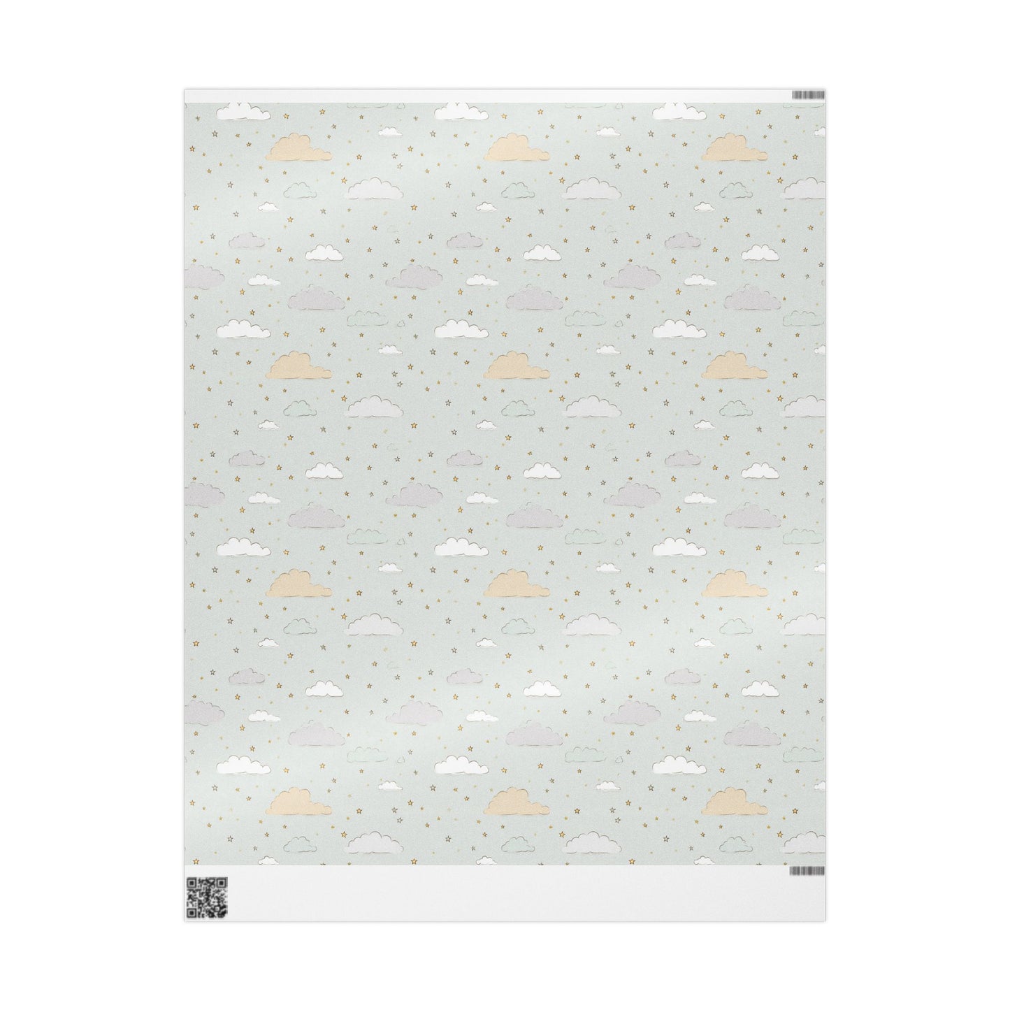 Sky & Cloud Pattern Wrapping Paper — Horizon No. 002