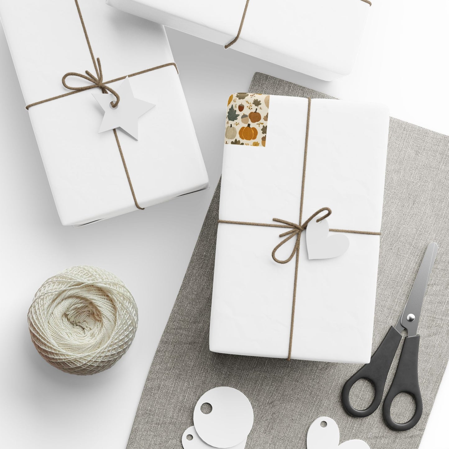 Fall Botanical Wrapping Paper — Botanical Pattern