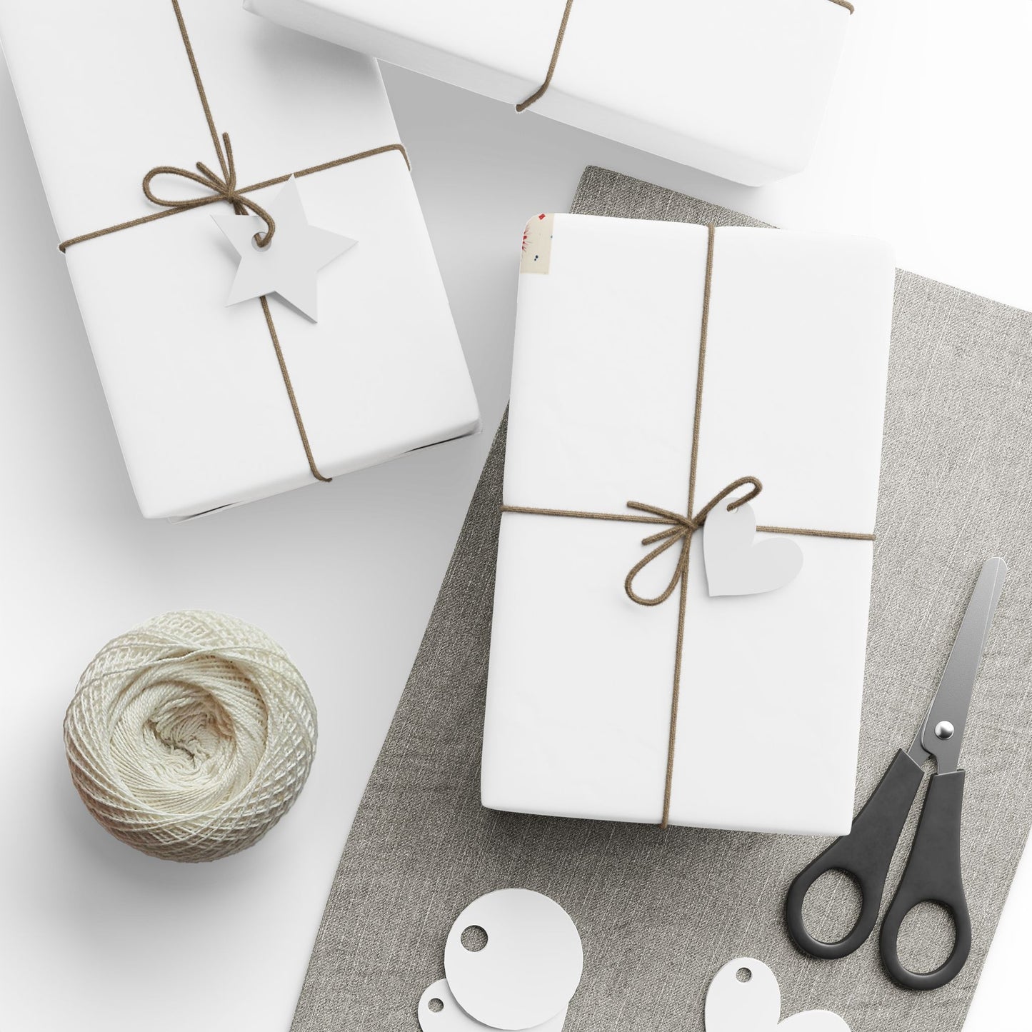 Geometric Firecracker & Sparkler Wrapping Paper | Fourth of July Holiday Gift Wrap