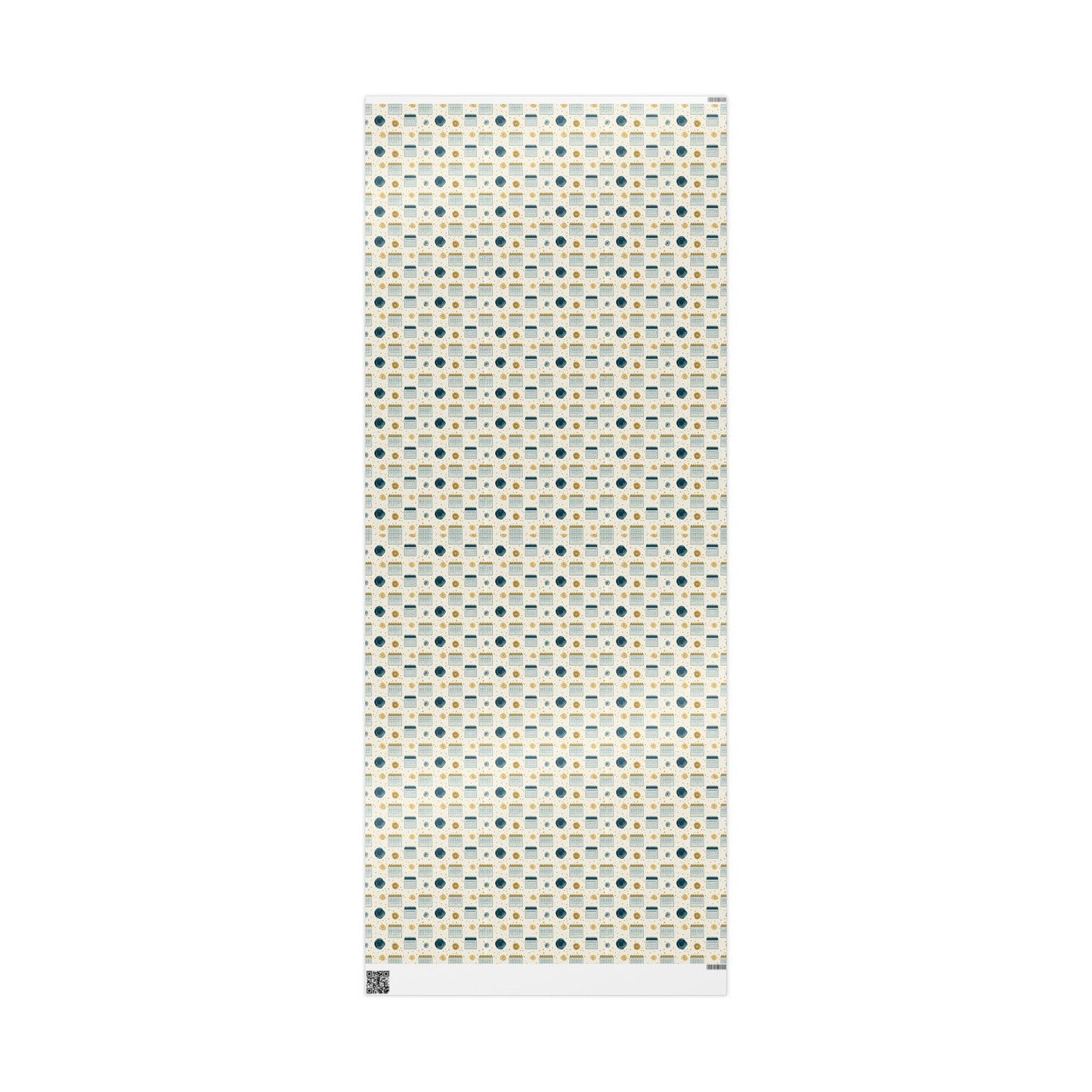 Vintage Analog Calendar Wrapping Paper