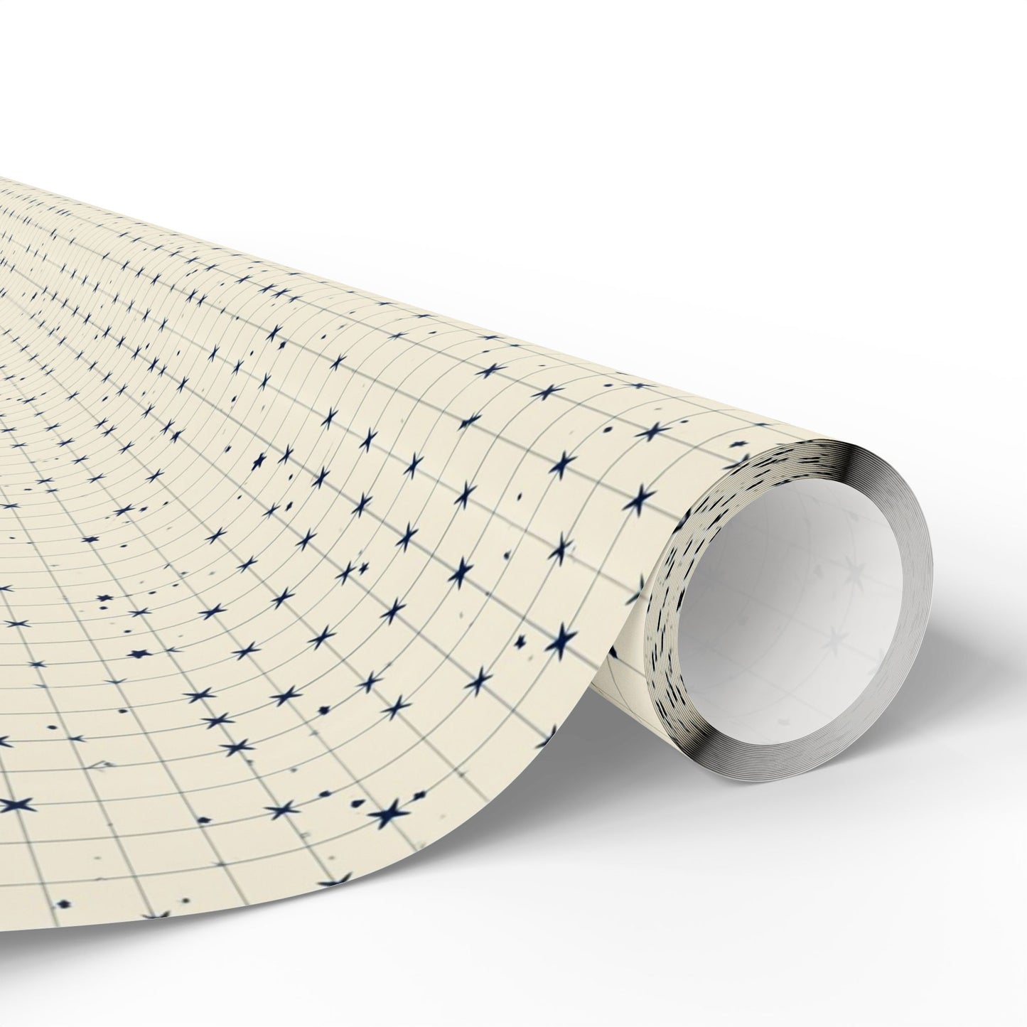 Minimalist Star Grid Wrapping Paper