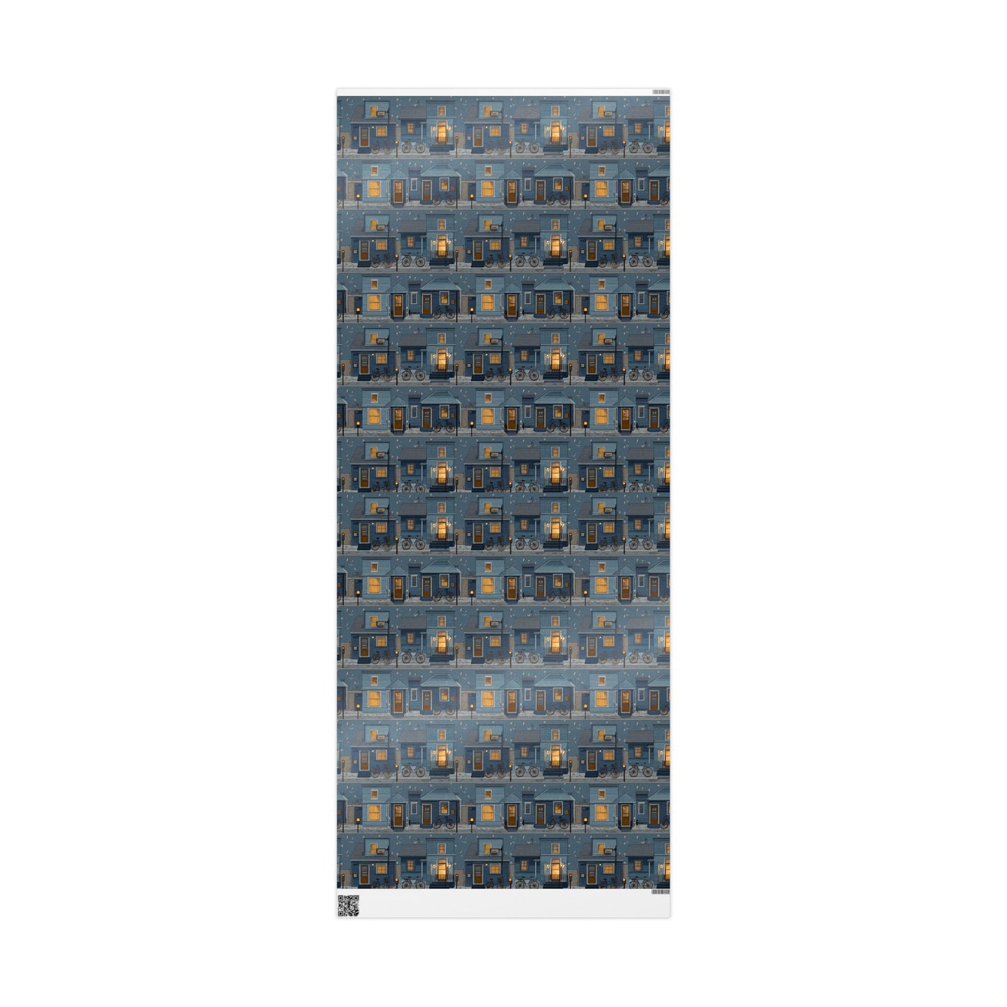 Neighborhood Map Pattern Wrapping Paper — District No. 004