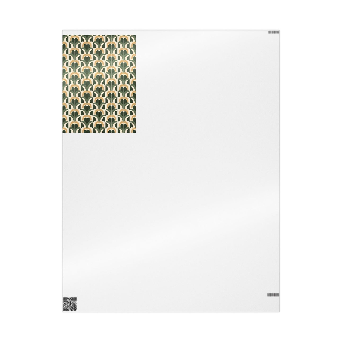All-Season Geometric Wrapping Paper — Geometric Pattern