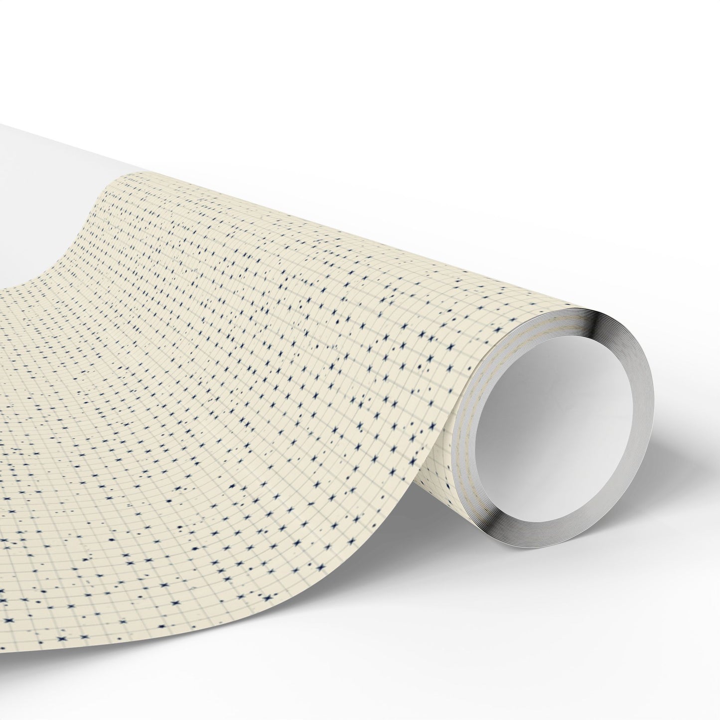 Star Grid Wrapping Paper | Minimalist Five-Pointed Star Pattern | All-Season Gift Wrap