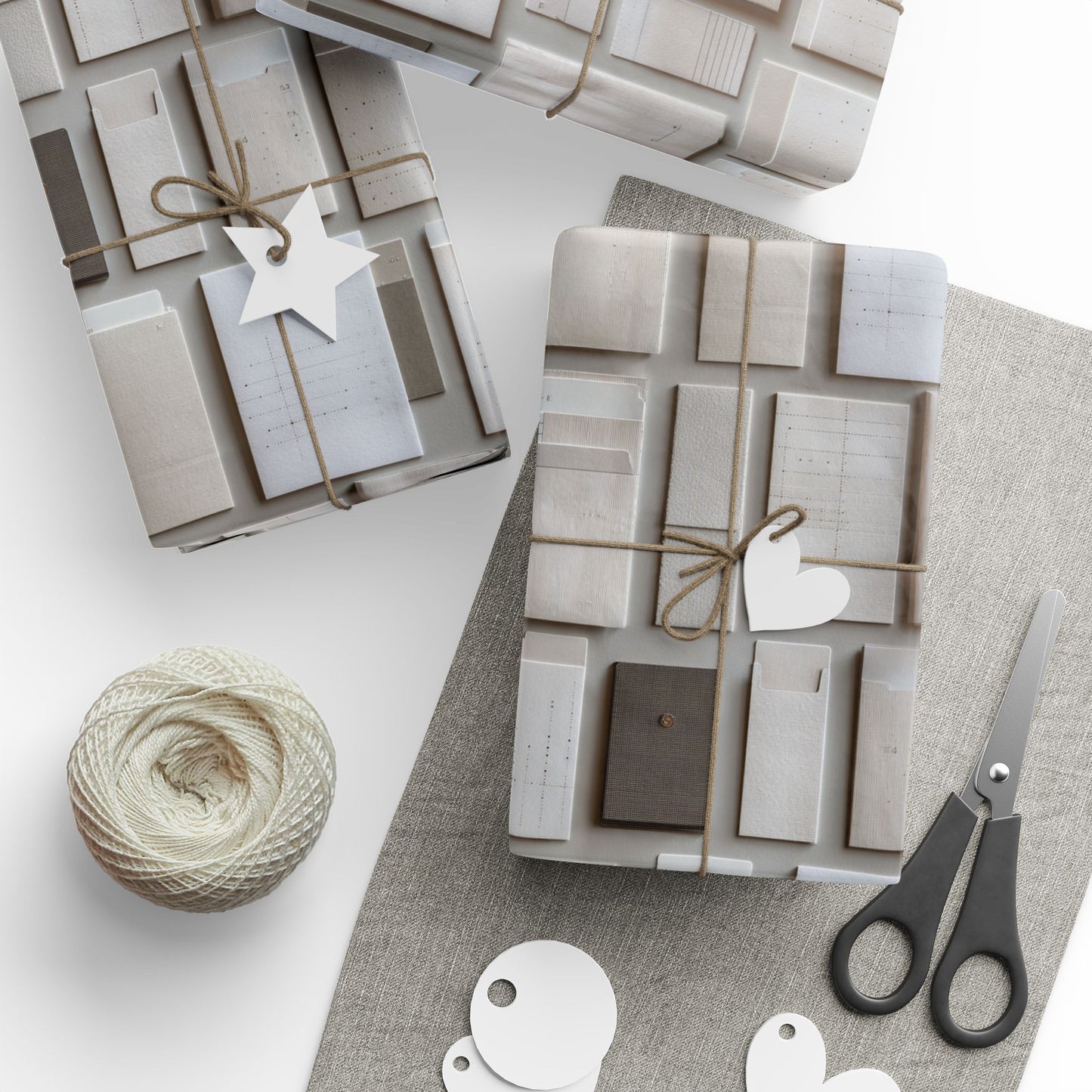 Filing System Pattern Wrapping Paper — Index No. 002