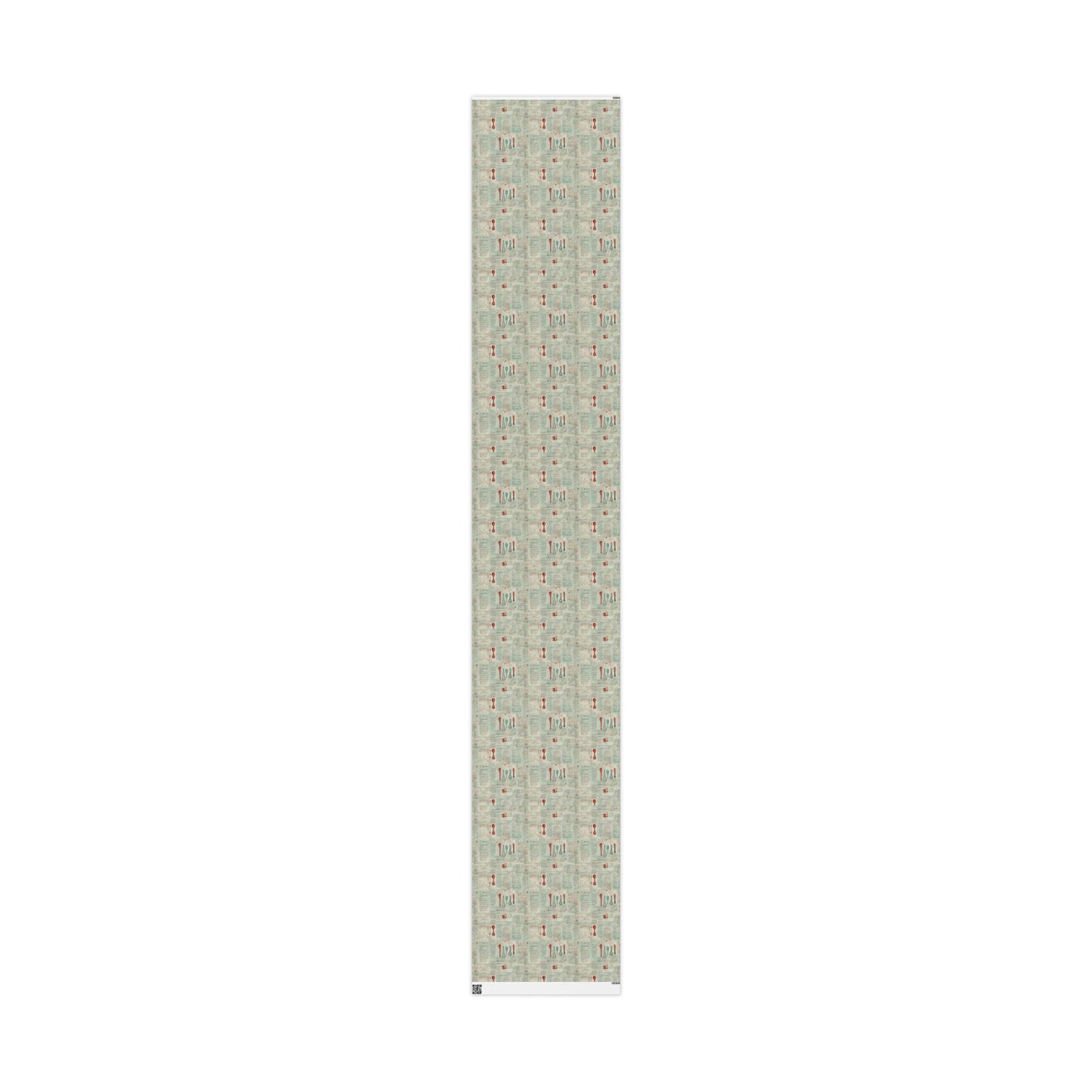 Retro Diner Pattern Wrapping Paper — Menu No. 003