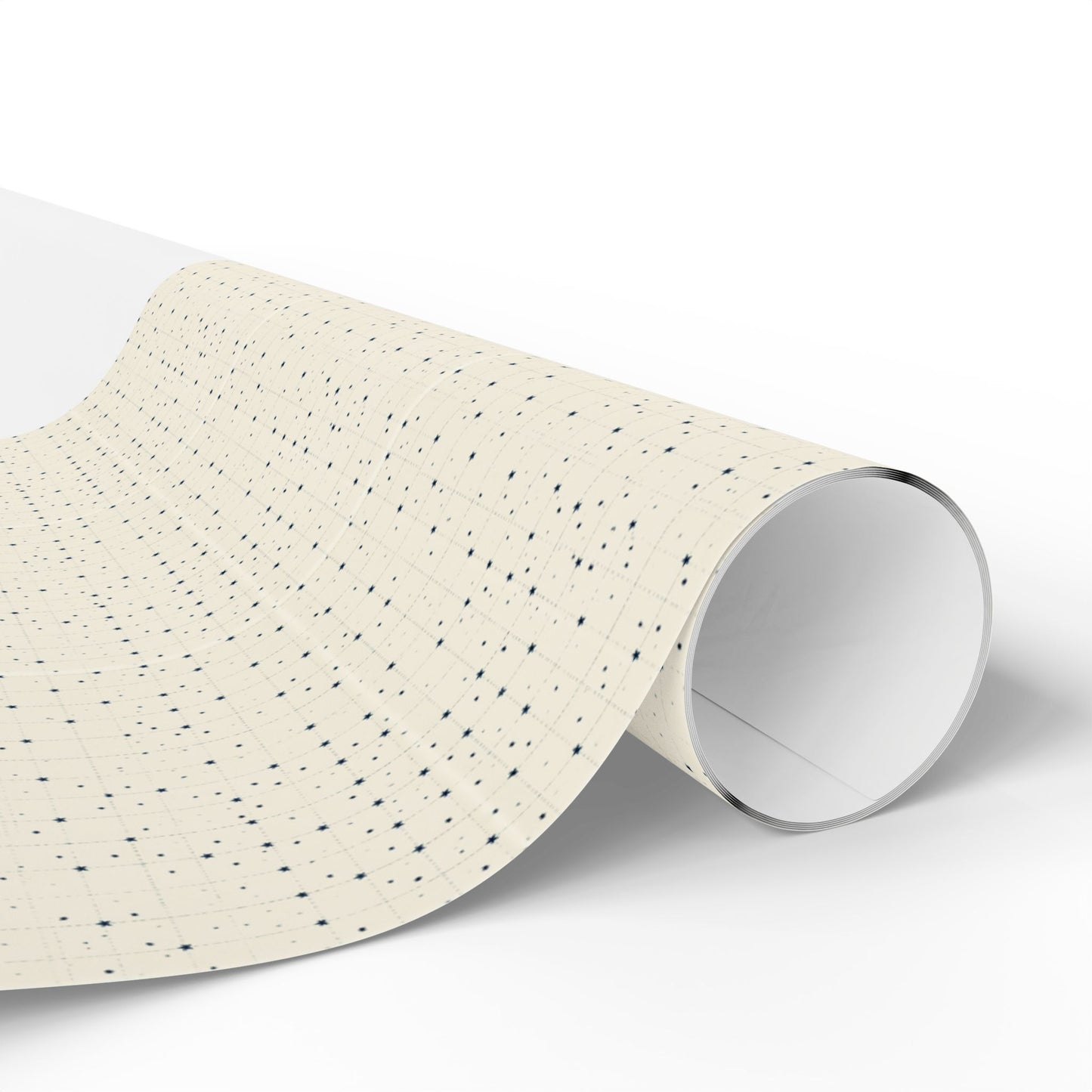 Star Grid Wrapping Paper | Minimalist Five-Pointed Star Pattern | All-Season Gift Wrap