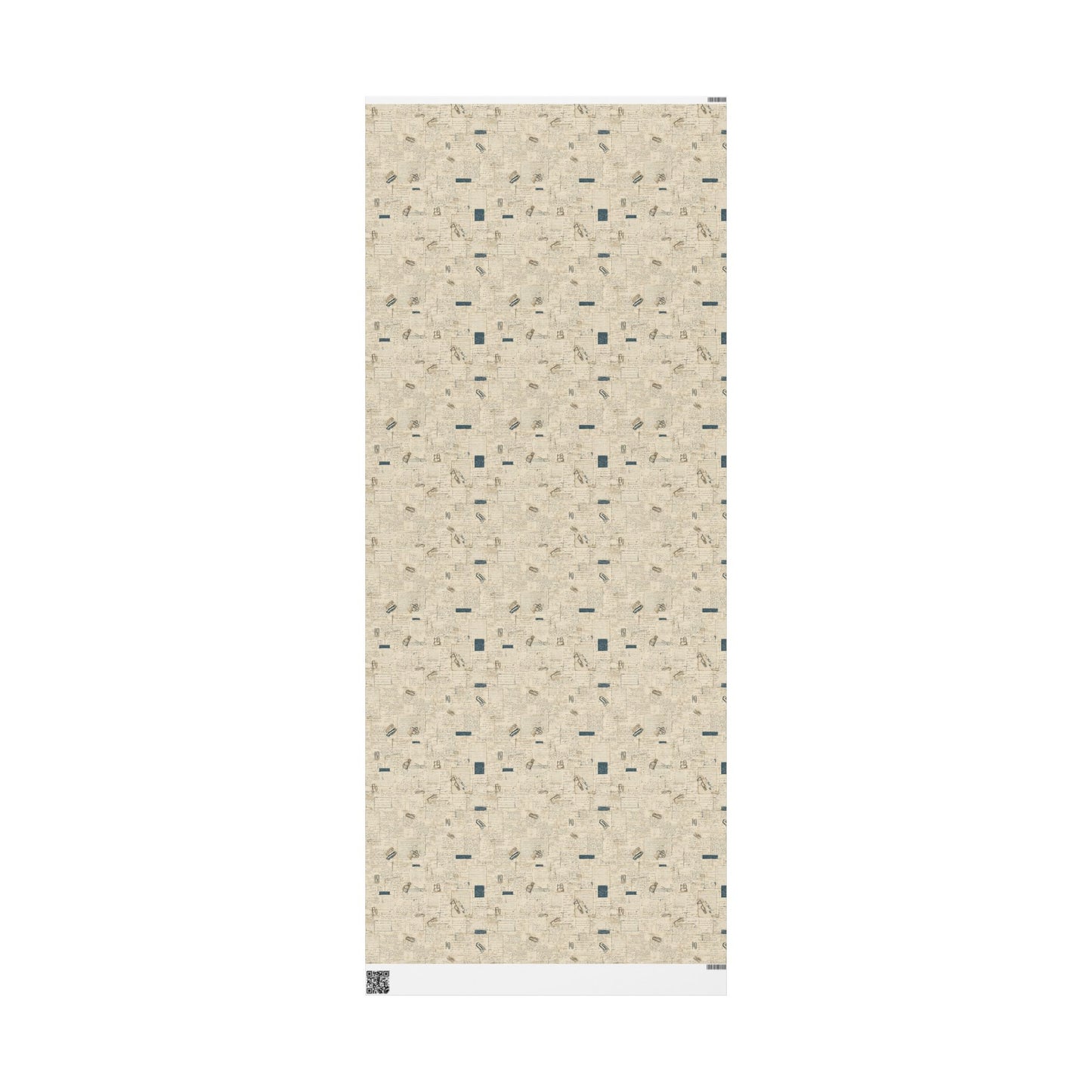 Marginalia & Notes Pattern Wrapping Paper — Page No. 003