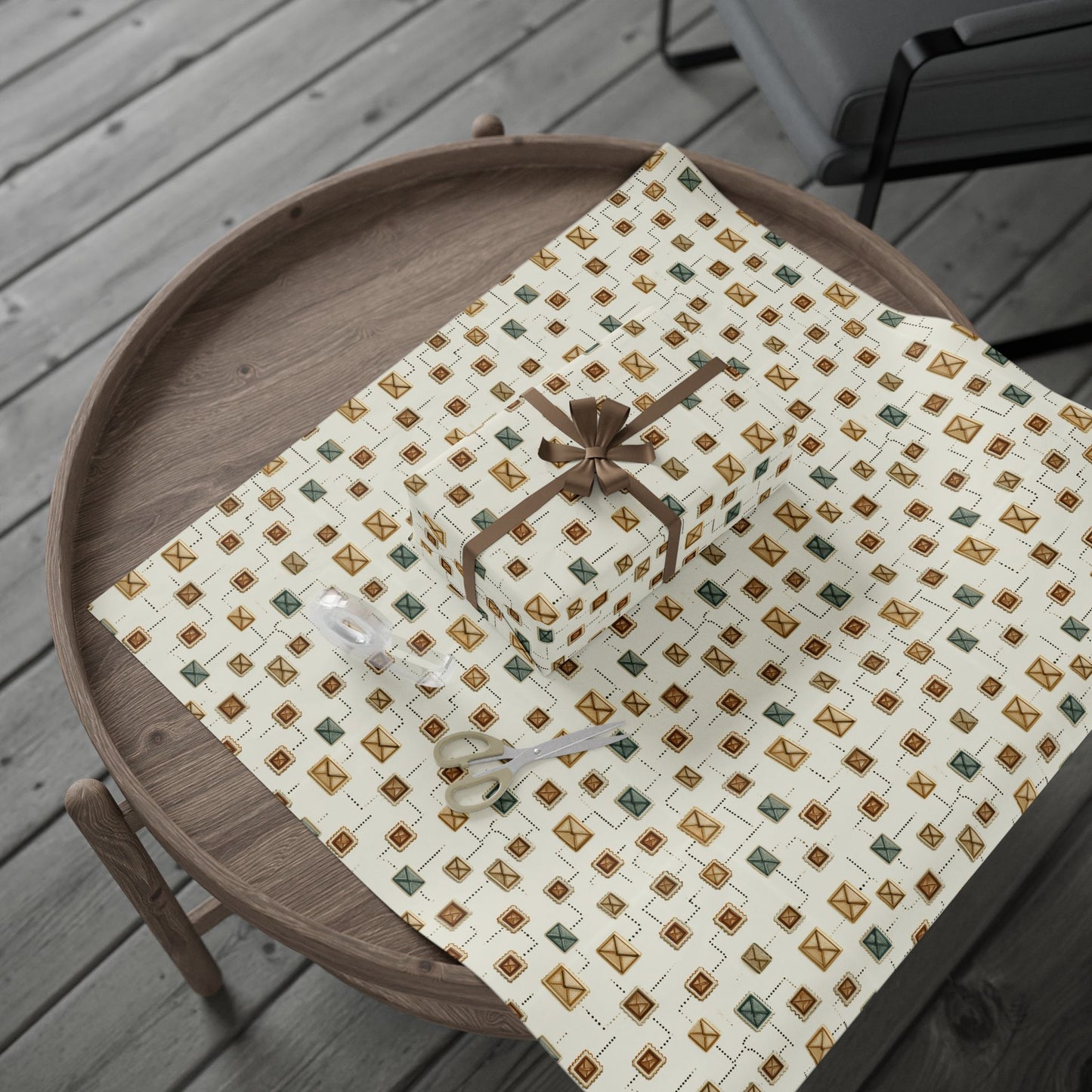 Vintage Postal System Wrapping Paper