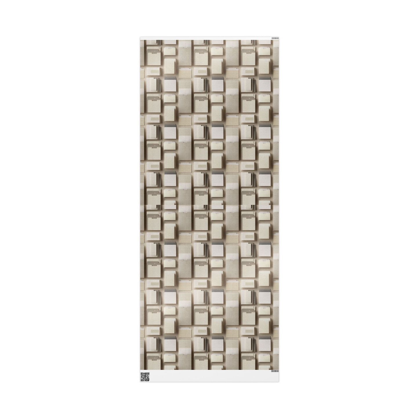 Filing System Pattern Wrapping Paper — Index No. 001