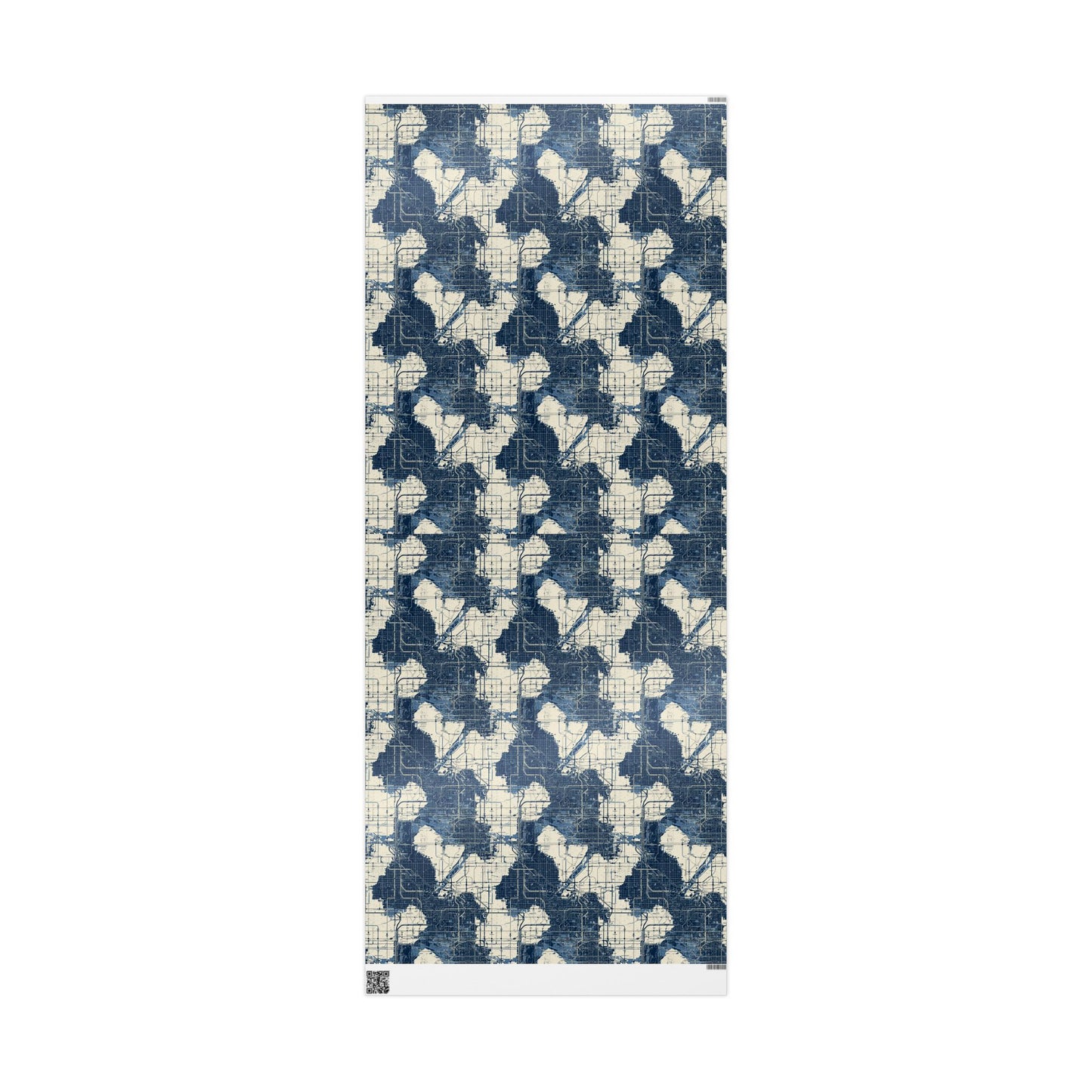 Utility & Infrastructure Map Wrapping Paper — Grid No. 003
