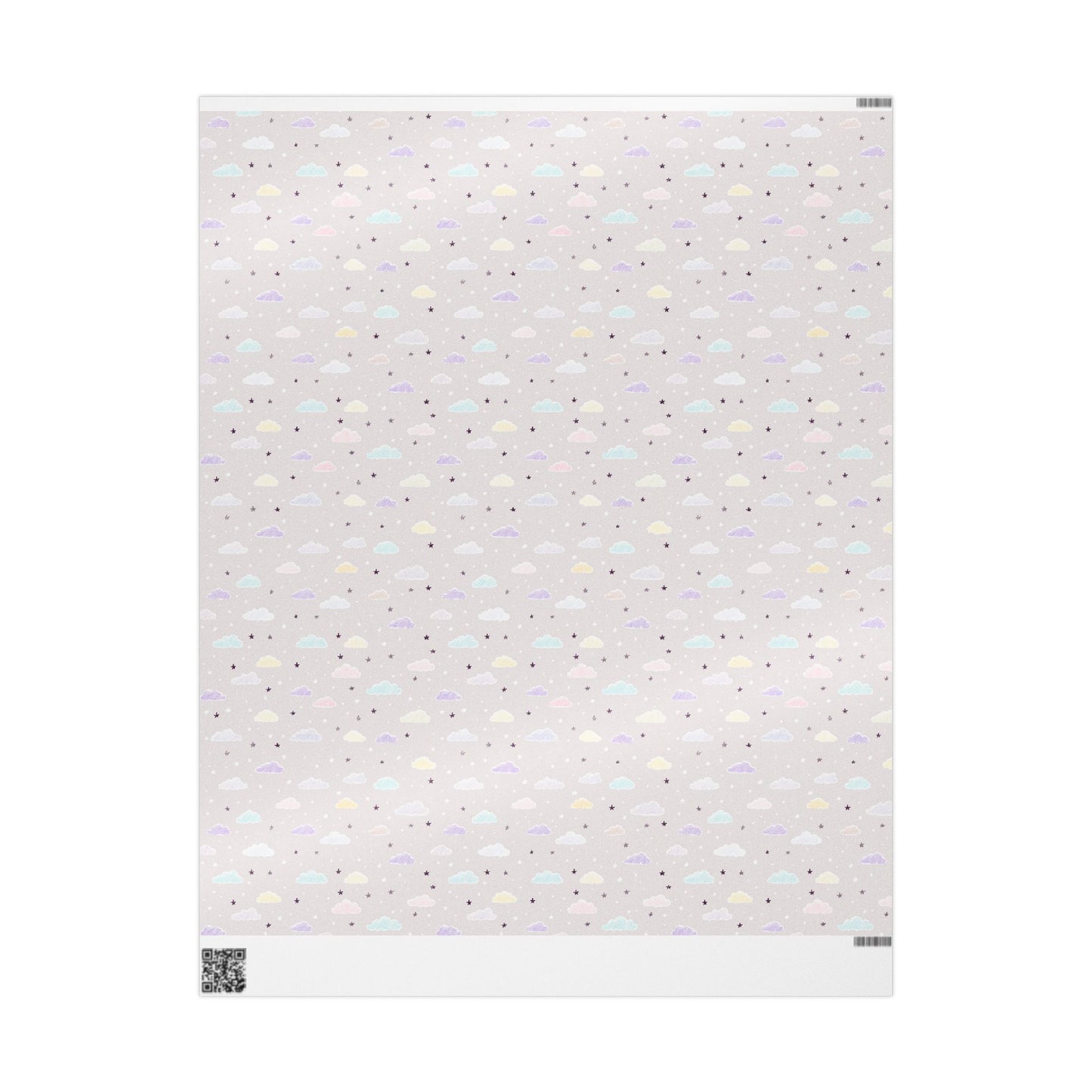 Sky & Cloud Pattern Wrapping Paper — Horizon No. 001