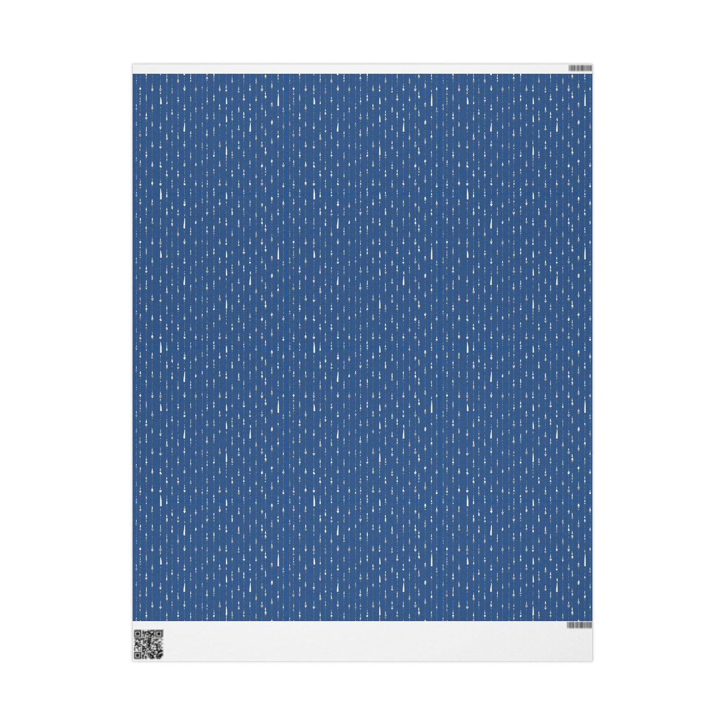 Hanukkah Beaded Strands Wrapping Paper