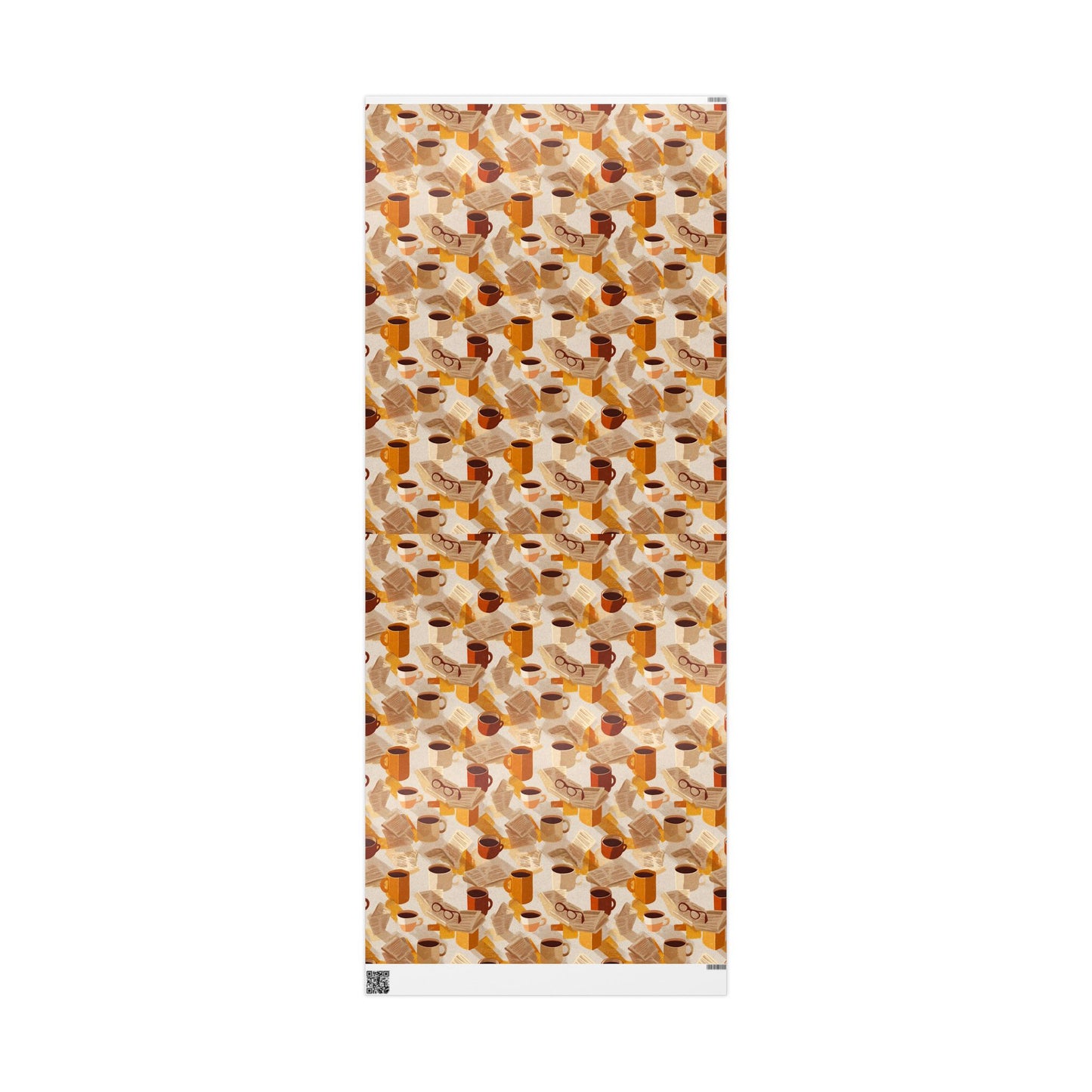 Newspaper Typography Pattern Wrapping Paper — Edition No. 004