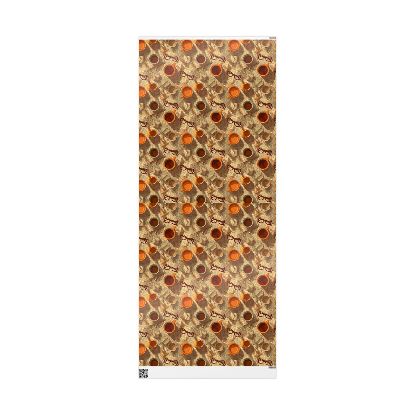 Newspaper Typography Pattern Wrapping Paper — Edition No. 002