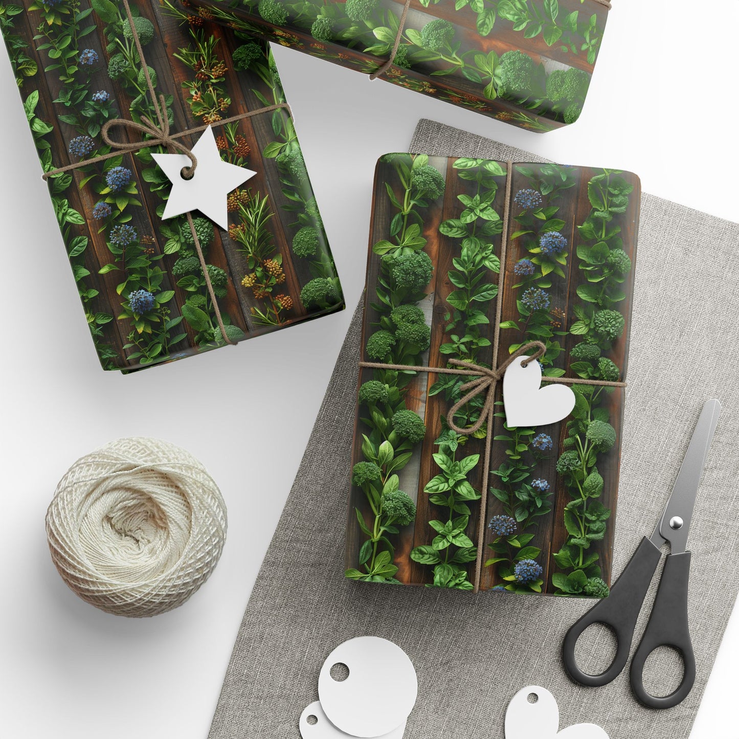 Eco-Friendly Botanical Wrapping Paper Roll | Perfect for Gifts & Celebrations