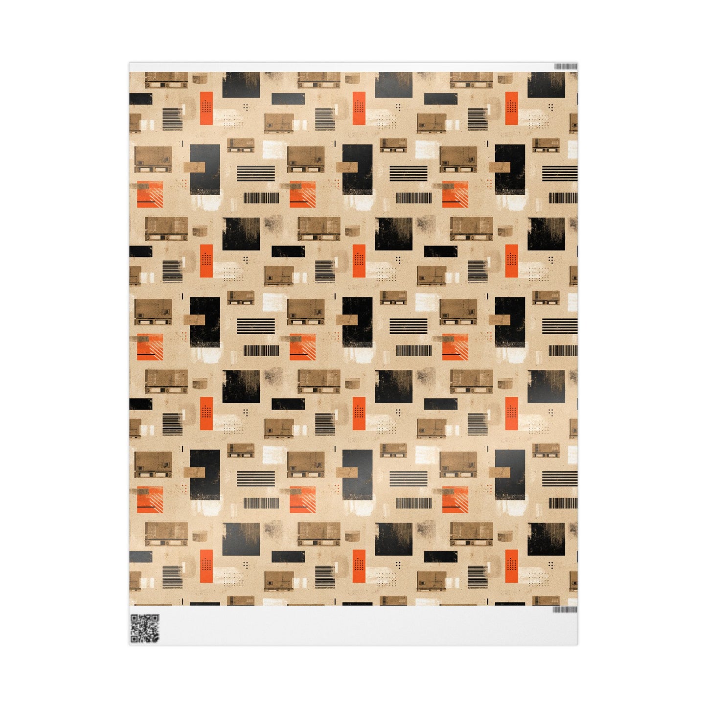 Warehouse & Industrial Pattern Wrapping Paper — Bay No. 002